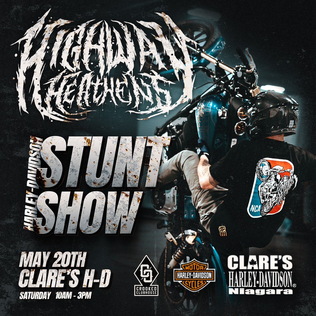 [CANCELLED] MAY 20, CLARE'S H-D